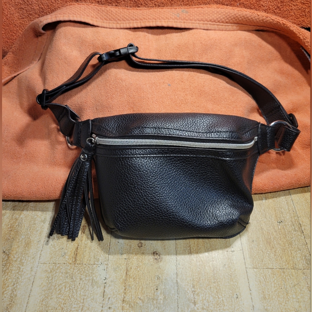 Justice Black Fanny Pack Belt Bag